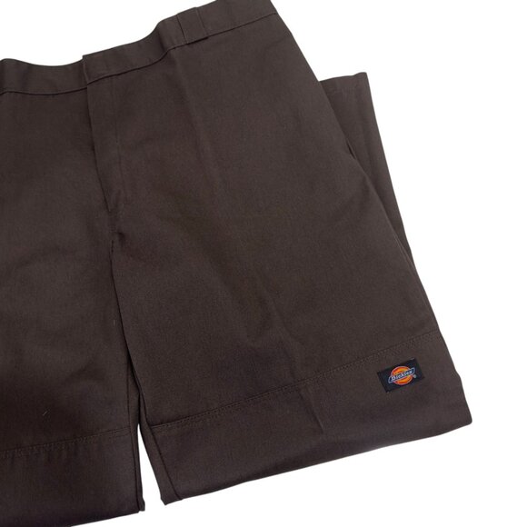 Dickies Mens Brown Loose Fit Flat Front Work Pant SZ 42X30  Industrial Wear - Picture 9 of 14